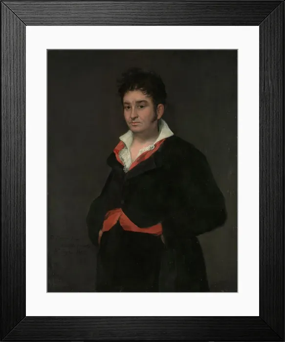 Framed Print : Portrait of Don Ramón Satué, 1823. Creator: Francisco Goya Framed Print : Portrait of Don Ramón Satué, 1823. Creator: Francisco Goya
