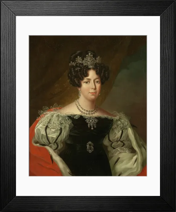 Framed Print : Desideria, 1777-1860, Queen of Sweden and Norway, 1822. Creator: Fredric Westin Framed Print : Desideria, 1777-1860, Queen of Sweden and Norway, 1822. Creator: Fredric Westin