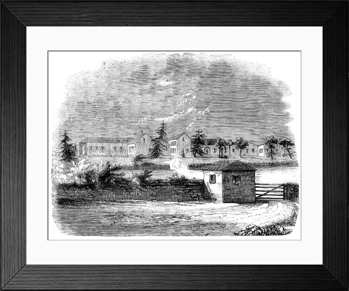 Framed Print : Longwood, Napoleon's Residence, St. Helena, 1858. Creator: Unknown Framed Print : Longwood, Napoleon's Residence, St. Helena, 1858. Creator: Unknown