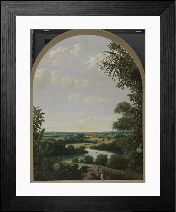 Framed Print : Landscape in Brazil, 1652. Creator: Frans Post Framed Print : Landscape in Brazil, 1652. Creator: Frans Post