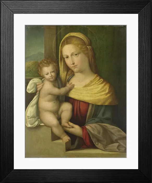 Framed Print : Madonna and Child, 1515-1540. Creator: Benvenuto Tisi da Garofalo Framed Print : Madonna and Child, 1515-1540. Creator: Benvenuto Tisi da Garofalo