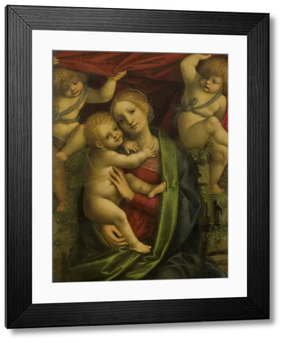 Framed Print : Madonna and Child, 1525-1535. Creator: Workshop of Gaudenzio Ferrari Framed Print : Madonna and Child, 1525-1535. Creator: Workshop of Gaudenzio Ferrari