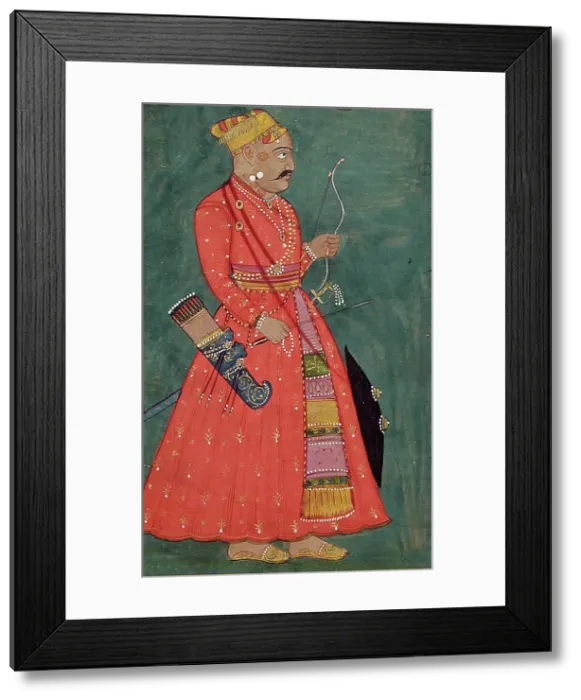 Framed Print : Maharaja Kesari Singh (Kesava Sen, 1574-1604), c1725. Creator: Unknown Framed Print : Maharaja Kesari Singh (Kesava Sen, 1574-1604), c1725. Creator: Unknown