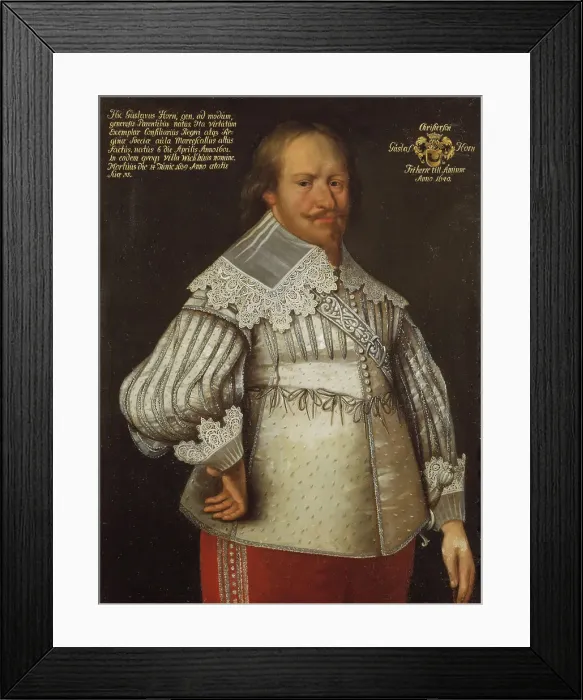 Framed Print : Gustaf Christerson Horn of Åminne, 1601-1639, 1640. Creator: Jacob Heinrich Elbfas Framed Print : Gustaf Christerson Horn of Åminne, 1601-1639, 1640. Creator: Jacob Heinrich Elbfas