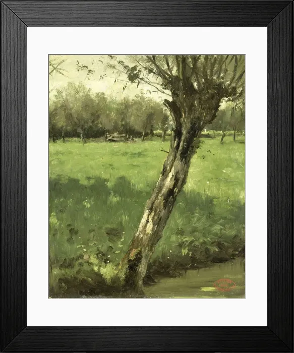 Framed Print : The Willow, c.1873-c.1903. Creator: George Poggenbeek Framed Print : The Willow, c.1873-c.1903. Creator: George Poggenbeek