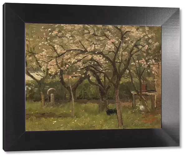 Blossoming Tree in an Orchard, c.1873-c.1903. Creator: George Poggenbeek