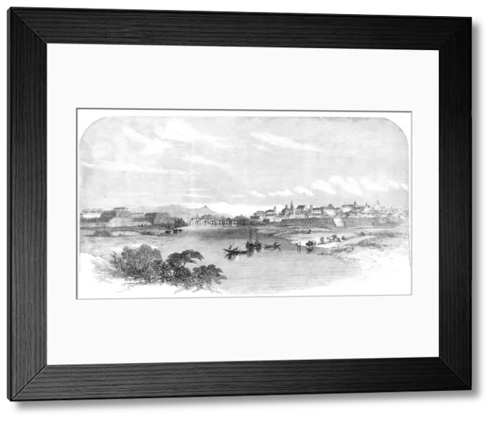 Framed Print : Fort and Town of Alessandria, 1857. Creator: Unknown Framed Print : Fort and Town of Alessandria, 1857. Creator: Unknown