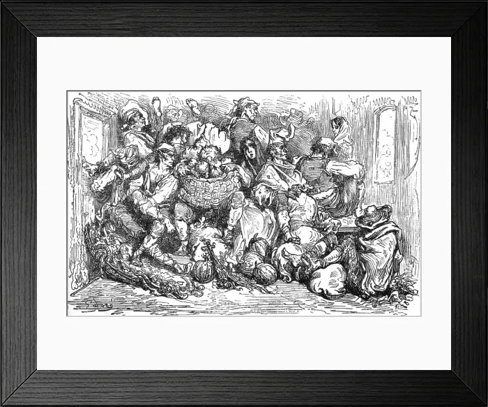 Framed Print : Interior of a third class railway carriage in Spain; Notes on Spain, 1875. Creator: Unknown Framed Print : Interior of a third class railway carriage in Spain; Notes on Spain, 1875. Creator: Unknown