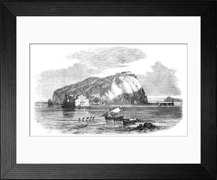 Framed Print : Sketches from Naples - the Island of Nisida, 1857. Creator: Unknown Framed Print : Sketches from Naples - the Island of Nisida, 1857. Creator: Unknown
