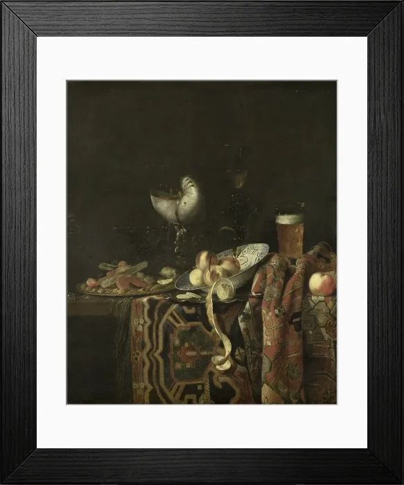 Framed Print : Still Life, 1666-1700. Creator: Georg Hainz Framed Print : Still Life, 1666-1700. Creator: Georg Hainz