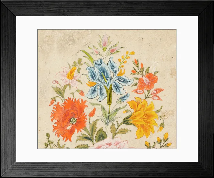 Framed Print : Floral Bouquet (image 3 of 3), between 1700 and 1750. Creator: Unknown Framed Print : Floral Bouquet (image 3 of 3), between 1700 and 1750. Creator: Unknown