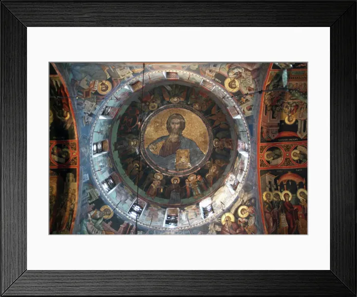 Framed Print : Meteora, Greece, 2003. Creator: Ethel Davies Framed Print : Meteora, Greece, 2003. Creator: Ethel Davies