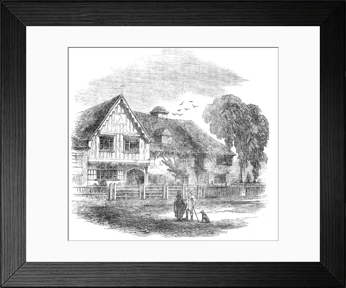 Framed Print : Portion of an old broadcloth manufactury, Cranbrook, Kent, 1857. Creator: Unknown Framed Print : Portion of an old broadcloth manufactury, Cranbrook, Kent, 1857. Creator: Unknown