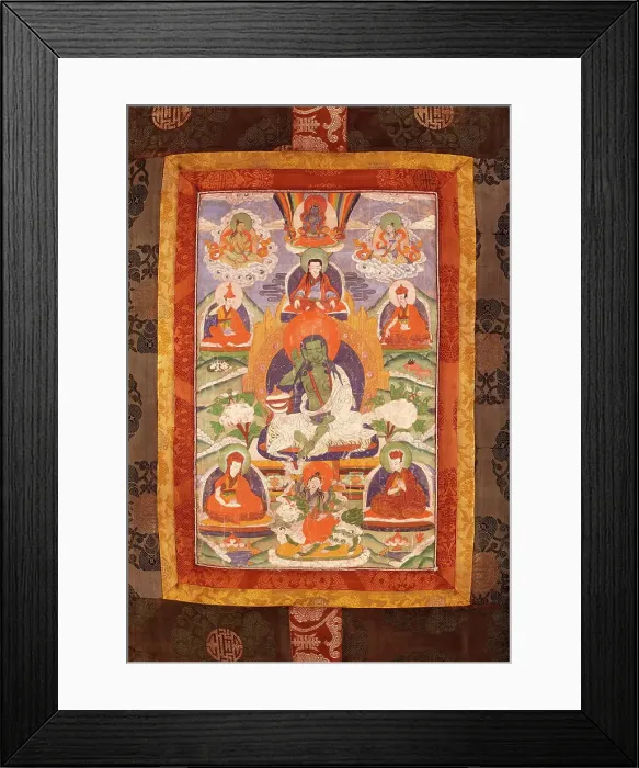 Framed Print : Milarepa (1040-1123), 19th century. Creator: Anon Framed Print : Milarepa (1040-1123), 19th century. Creator: Anon