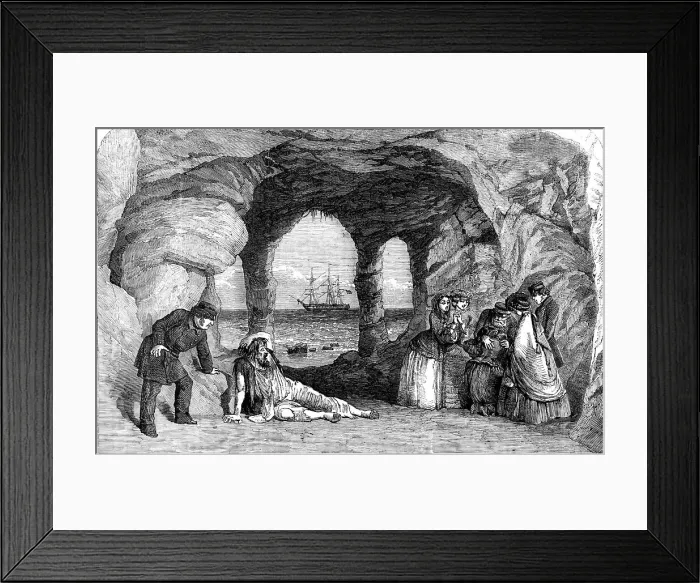 Framed Print : Private Theatricals at Tavistock House - scene from The Frozen Deep, 1857. Creator: Unknown. Private Theatricals at Tavistock House - scene from The Frozen Deep, 1857. Creator: Unknown Framed Print : Private Theatricals at Tavistock House - scene from The Frozen Deep, 1857. Creator: Unknown. Private Theatricals at Tavistock House - scene from The Frozen Deep, 1857. Creator: Unknown