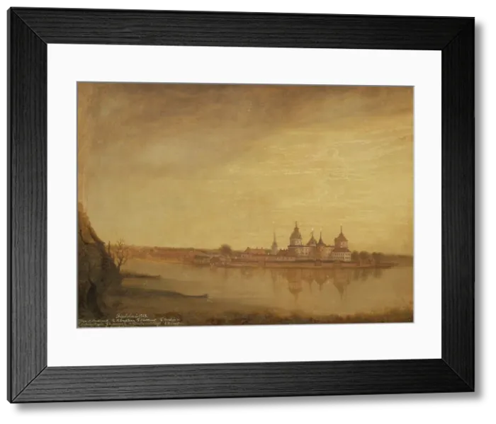 Framed Print : Gripsholm Castle, 1759. Creator: Johan Sevenbom Framed Print : Gripsholm Castle, 1759. Creator: Johan Sevenbom