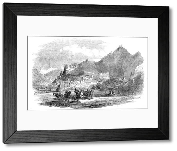Framed Print : Ladak, the Capital of Little Thibet: Party of Punjaub Irregulars, 1857. Creator: Unknown Framed Print : Ladak, the Capital of Little Thibet: Party of Punjaub Irregulars, 1857. Creator: Unknown