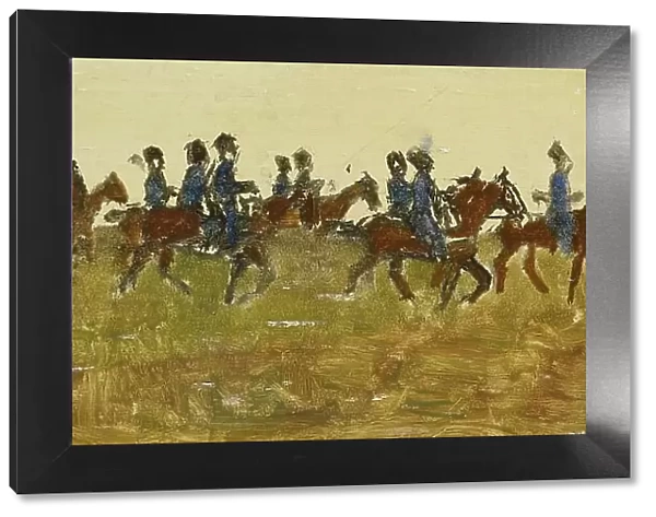 Hussars on Maneuver, c.1880-c.1923. Creator: George Hendrik Breitner
