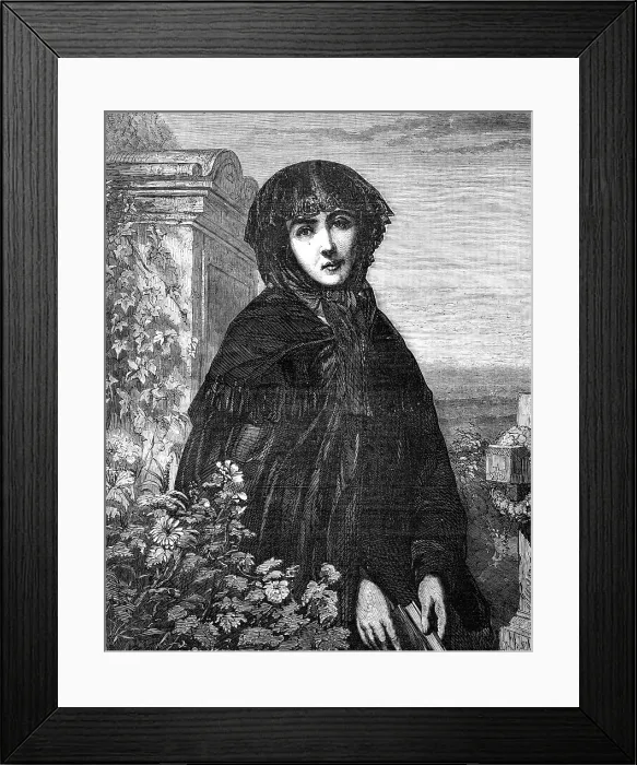 Framed Print : Grief - painted by Schlessenger, 1857. Creator: Schlessenger. Grief - painted by Schlessenger, 1857. Creator: Schlessenger Framed Print : Grief - painted by Schlessenger, 1857. Creator: Schlessenger. Grief - painted by Schlessenger, 1857. Creator: Schlessenger