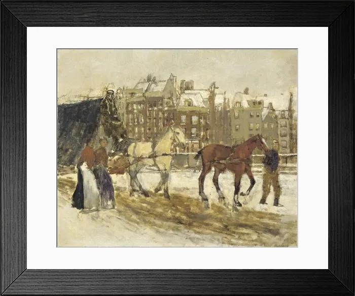 Framed Print : The Rokin, Amsterdam, 1923. Creator: George Hendrik Breitner Framed Print : The Rokin, Amsterdam, 1923. Creator: George Hendrik Breitner