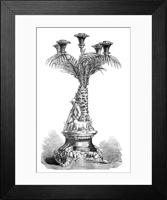 Framed Print : Testimonial presented to Capt. Fitzgerald, Ex-Governor of Western Australia, 1857. Creator: Unknown
