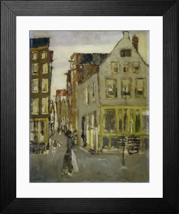 Framed Print : The Lauriergracht at the Tweede Laurierdwarsstraat, 1917-1918. Creator: George Hendrik Breitner Framed Print : The Lauriergracht at the Tweede Laurierdwarsstraat, 1917-1918. Creator: George Hendrik Breitner