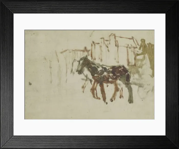 Framed Print : The Rokin, c.1880-c.1923. Creator: George Hendrik Breitner Framed Print : The Rokin, c.1880-c.1923. Creator: George Hendrik Breitner