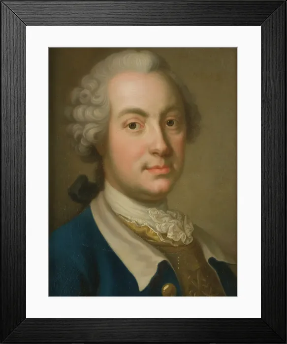 Framed Print : Erik Brahe, 1722-1756, after a work of the 18th century. Creator: Magnus Hallman Framed Print : Erik Brahe, 1722-1756, after a work of the 18th century. Creator: Magnus Hallman