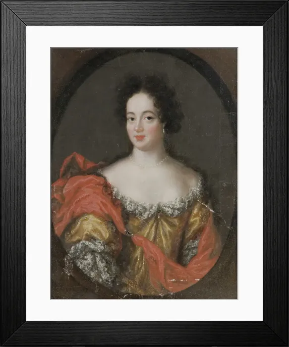 Framed Print : Agnes Wrangel, possibly lady-in-waiting, late 17th-early 18th century. Creator: Martin Mytens the elder Framed Print : Agnes Wrangel, possibly lady-in-waiting, late 17th-early 18th century. Creator: Martin Mytens the elder