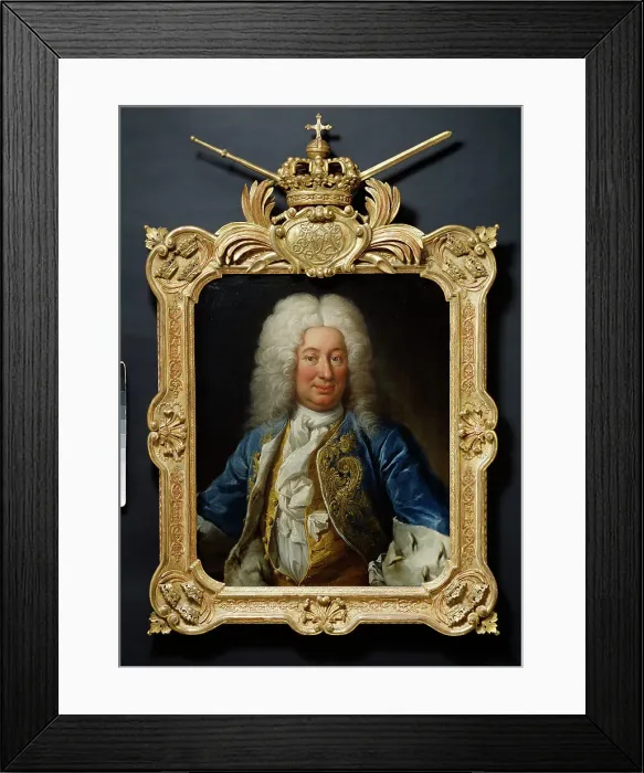 Framed Print : Frederick I, 1676-1751, King of Sweden, Landgrave of Hesse-Kassel, 1730. Creator: Martin van Meytens Framed Print : Frederick I, 1676-1751, King of Sweden, Landgrave of Hesse-Kassel, 1730. Creator: Martin van Meytens