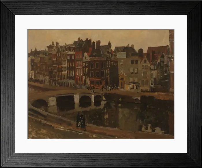 Framed Print : The Rokin, Amsterdam, 1897. Creator: George Hendrik Breitner