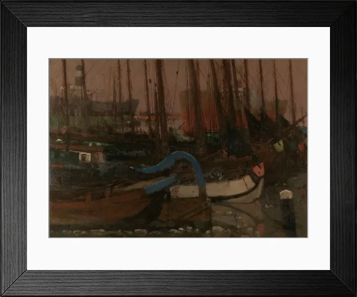 Framed Print : Ships in the Ice, 1901. Creator: George Hendrik Breitner Framed Print : Ships in the Ice, 1901. Creator: George Hendrik Breitner