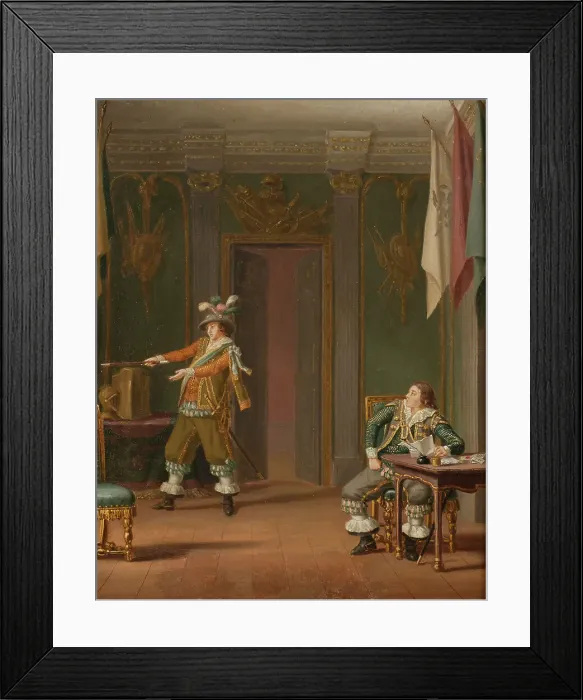 Framed Print : Gustaf Mauritz Armfelt and Carl Adam Wrangel of Adinal, c18th century. Creator: Per Hillestrom Framed Print : Gustaf Mauritz Armfelt and Carl Adam Wrangel of Adinal, c18th century. Creator: Per Hillestrom