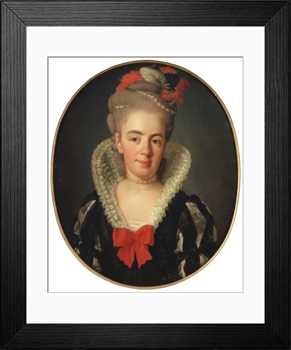Framed Print : Anna Charlotta Stapelmohr, 1754-1791, b Schröderheim, 1773. Creator: Per Krafft the Elder Framed Print : Anna Charlotta Stapelmohr, 1754-1791, b Schröderheim, 1773. Creator: Per Krafft the Elder