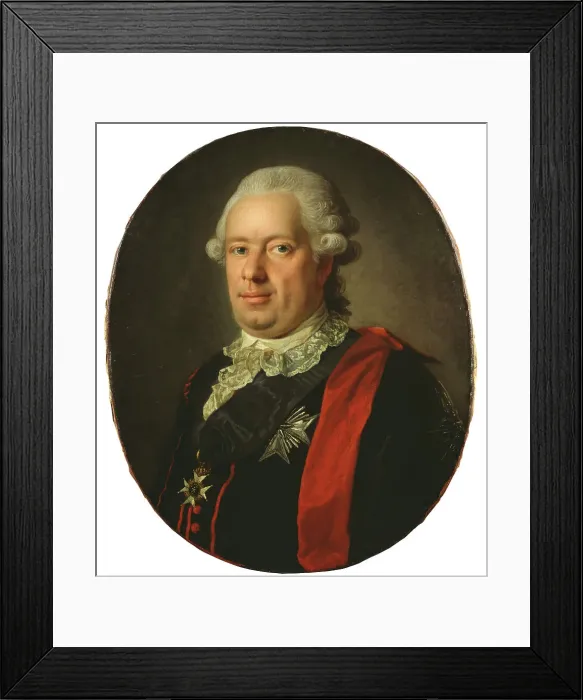 Framed Print : Elis Schröderheim, 1747-1795, civil servant, 1787. Creator: Per Krafft the Elder Framed Print : Elis Schröderheim, 1747-1795, civil servant, 1787. Creator: Per Krafft the Elder