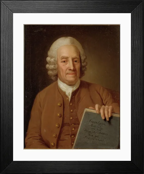 Framed Print : Emanuel Swedenborg, 1688-1772, civil servant, mid-late 18th century. Creator: Per Krafft the Elder Framed Print : Emanuel Swedenborg, 1688-1772, civil servant, mid-late 18th century. Creator: Per Krafft the Elder