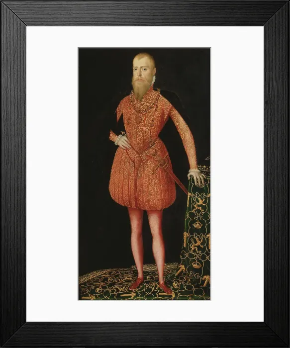 Framed Print : Erik XIV (1533-1577). Creator: Steven van der Meulen Framed Print : Erik XIV (1533-1577). Creator: Steven van der Meulen