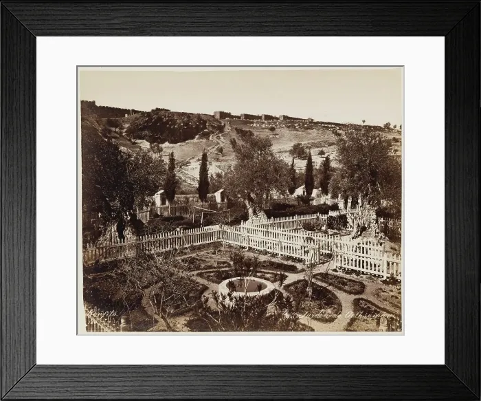 Framed Print : Jardin De Gethseman #303, Printed c.1870. Creator: Felix Bonfils Framed Print : Jardin De Gethseman #303, Printed c.1870. Creator: Felix Bonfils
