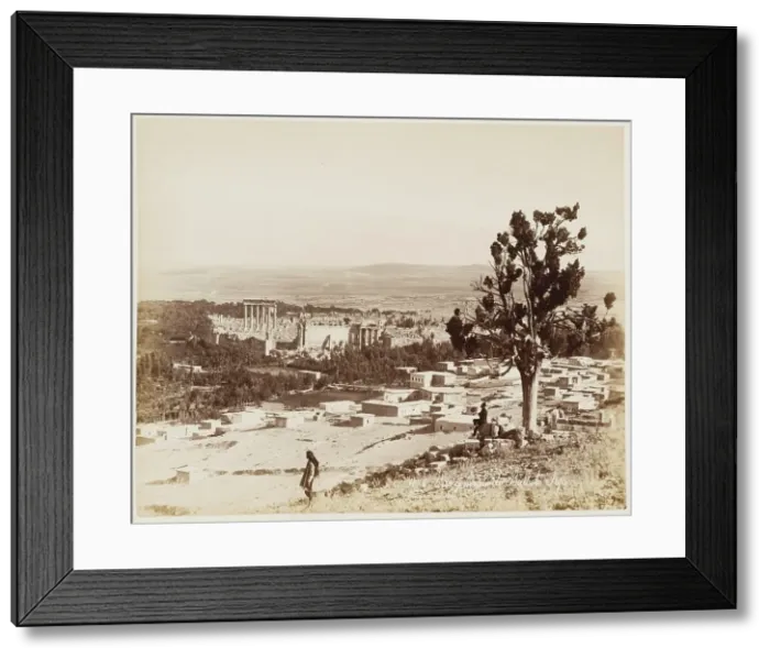 Framed Print : Vuie General De Balbek, Syrie #438, Printed c.1870. Creator: Felix Bonfils Framed Print : Vuie General De Balbek, Syrie #438, Printed c.1870. Creator: Felix Bonfils