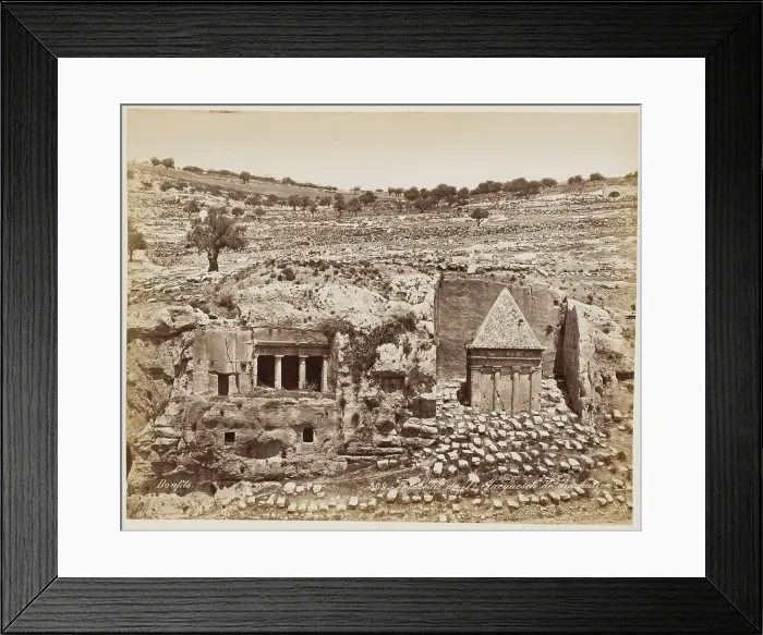Framed Print : Tombe Du St. Jacquesch De... #309, Printed c.1870. Creator: Felix Bonfils Framed Print : Tombe Du St. Jacquesch De... #309, Printed c.1870. Creator: Felix Bonfils