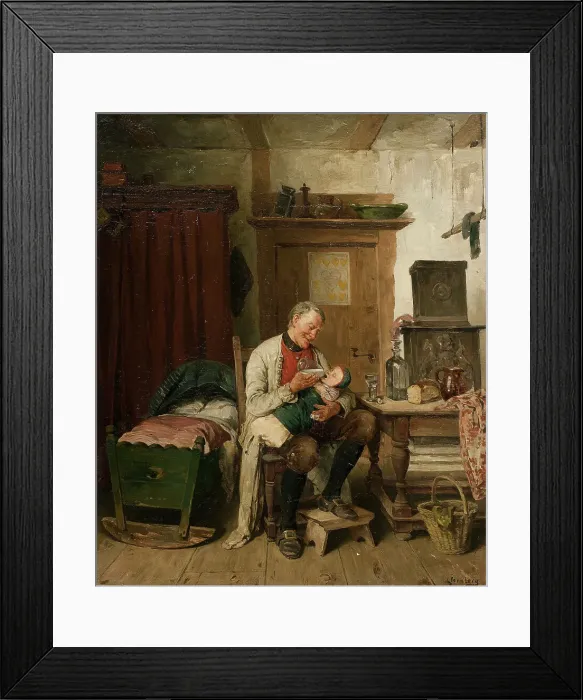 Framed Print : Grandfather. Creator: August Jernberg