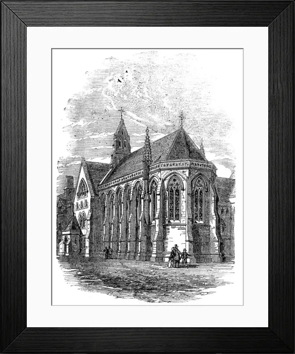 Framed Print : Halstead Hall, near Horncastle, 1857. Creator: Unknown Framed Print : Halstead Hall, near Horncastle, 1857. Creator: Unknown