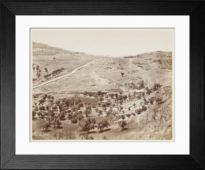 Framed Print : Valle De Josaphael #290, Printed c.1870. Creator: Felix Bonfils Framed Print : Valle De Josaphael #290, Printed c.1870. Creator: Felix Bonfils