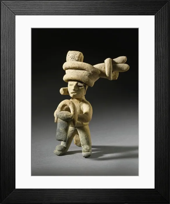 Framed Print : Male Figure, between 250 and 450. Creator: Unknown Framed Print : Male Figure, between 250 and 450. Creator: Unknown