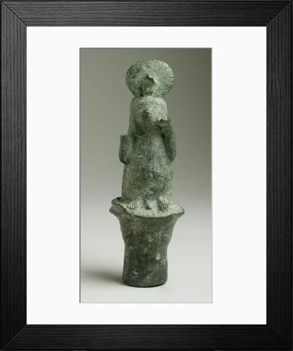 Framed Print : Staff Terminal with the God Ichneumon, Probably Ptolemaic Period (332-30 BCE). Creator: Unknown Framed Print : Staff Terminal with the God Ichneumon, Probably Ptolemaic Period (332-30 BCE). Creator: Unknown