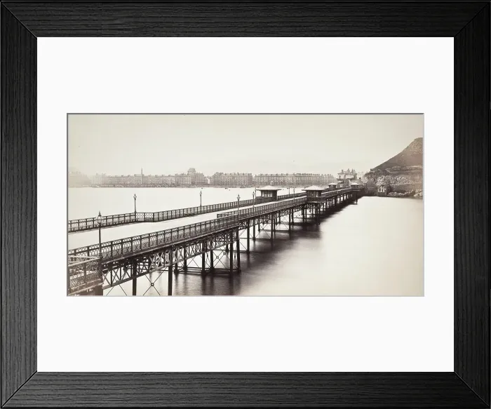 Framed Print : Llandudno From The Pier-Head (681), Printed 1860 circa. Creator: Francis Bedford Framed Print : Llandudno From The Pier-Head (681), Printed 1860 circa. Creator: Francis Bedford