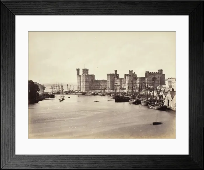 Framed Print : Carnarvon Castle & Mouth Of River (578), Printed 1860 circa. Creator: Francis Bedford. Carnarvon Castle & Mouth Of River (578), Printed 1860 circa. Creator: Francis Bedford Framed Print : Carnarvon Castle & Mouth Of River (578), Printed 1860 circa. Creator: Francis Bedford. Carnarvon Castle & Mouth Of River (578), Printed 1860 circa. Creator: Francis Bedford