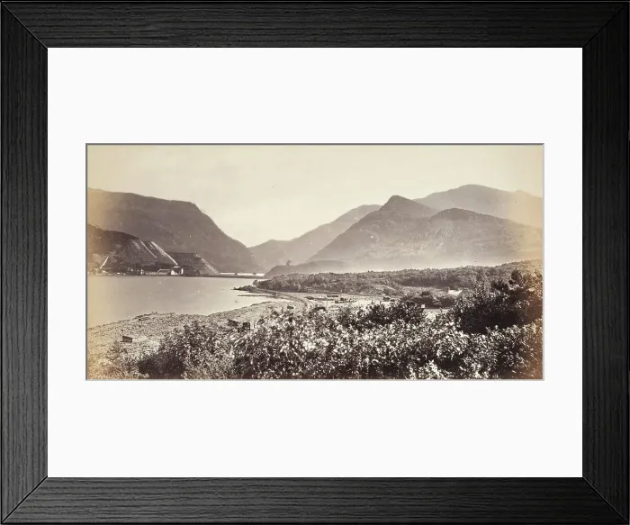 Framed Print : Llanberis Lakes, Snowdon & The Pass (527), Printed 1860 circa. Creator: Francis Bedford. Llanberis Lakes, Snowdon & The Pass (527), Printed 1860 circa. Creator: Francis Bedford Framed Print : Llanberis Lakes, Snowdon & The Pass (527), Printed 1860 circa. Creator: Francis Bedford. Llanberis Lakes, Snowdon & The Pass (527), Printed 1860 circa. Creator: Francis Bedford