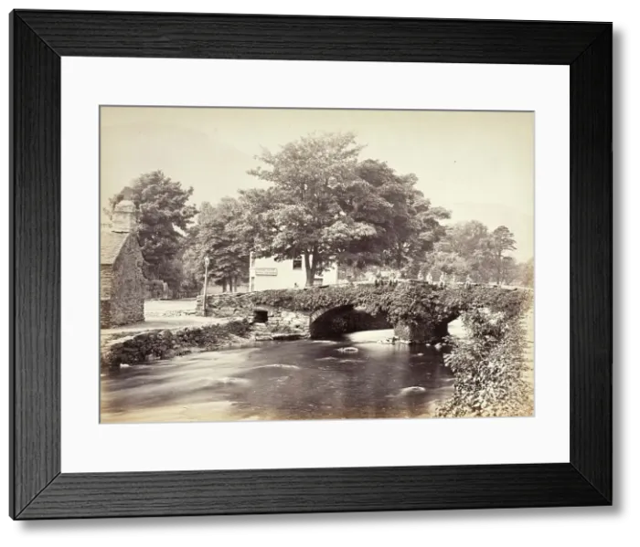 Framed Print : Beddgelert, The Bridge & Moel Hebog, No. 3 (518), Printed 1860 circa. Creator: Francis Bedford. Beddgelert, The Bridge & Moel Hebog, No. 3 (518), Printed 1860 circa. Creator: Francis Bedford