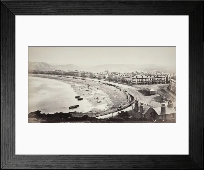 Framed Print : Llandudno From Above The Baths (684), Printed 1860 circa. Creator: Francis Bedford Framed Print : Llandudno From Above The Baths (684), Printed 1860 circa. Creator: Francis Bedford